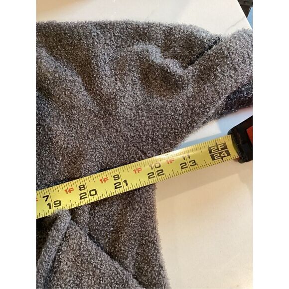 Barefoot Dreams Cozychic  Lite Knit Cardigan Sz S/M Gray - Picture 9 of 10